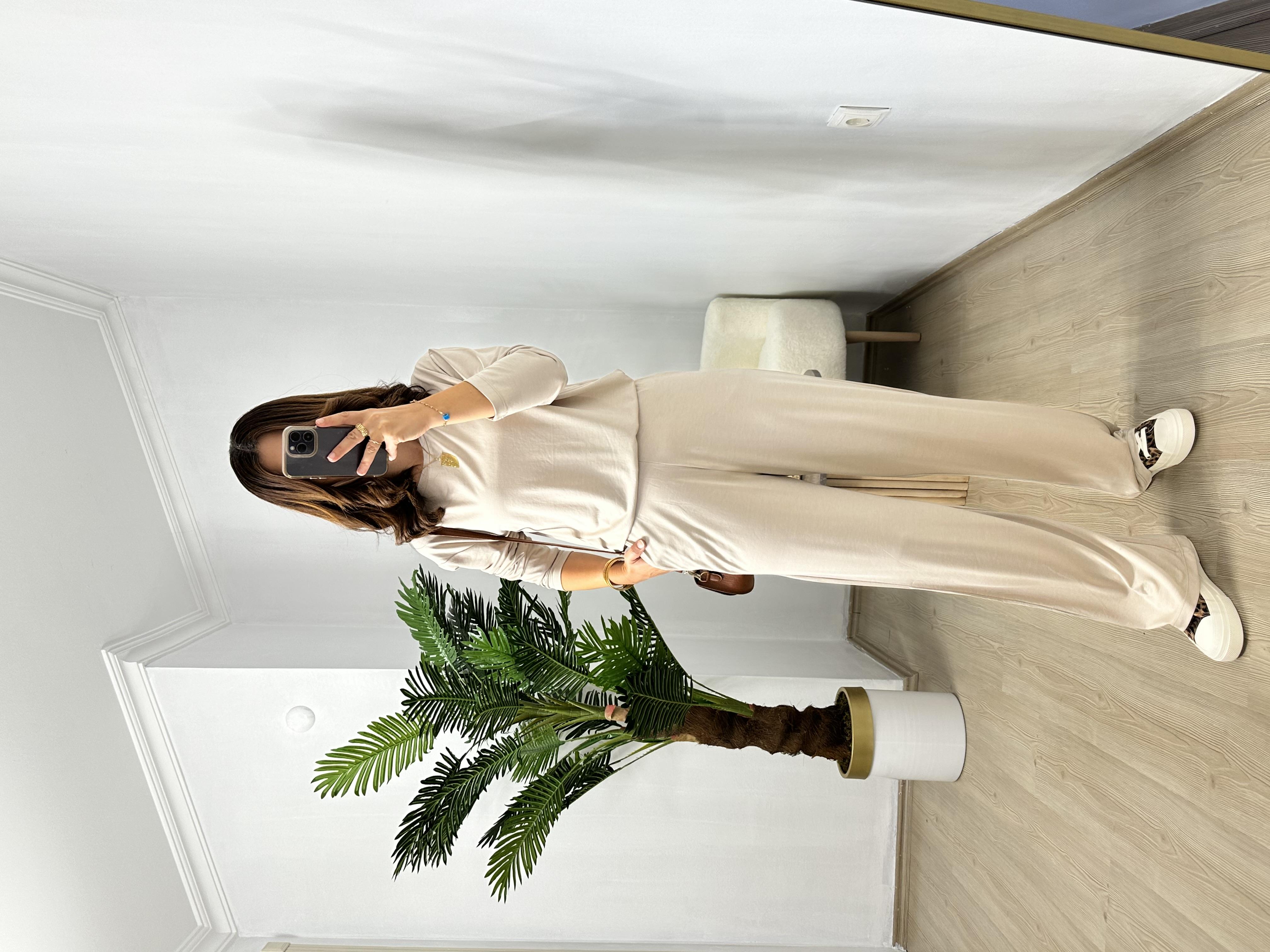 Taş Orjinal Oysh Marka Modal Kumaş Uzun Kollu Eşofman Takımı