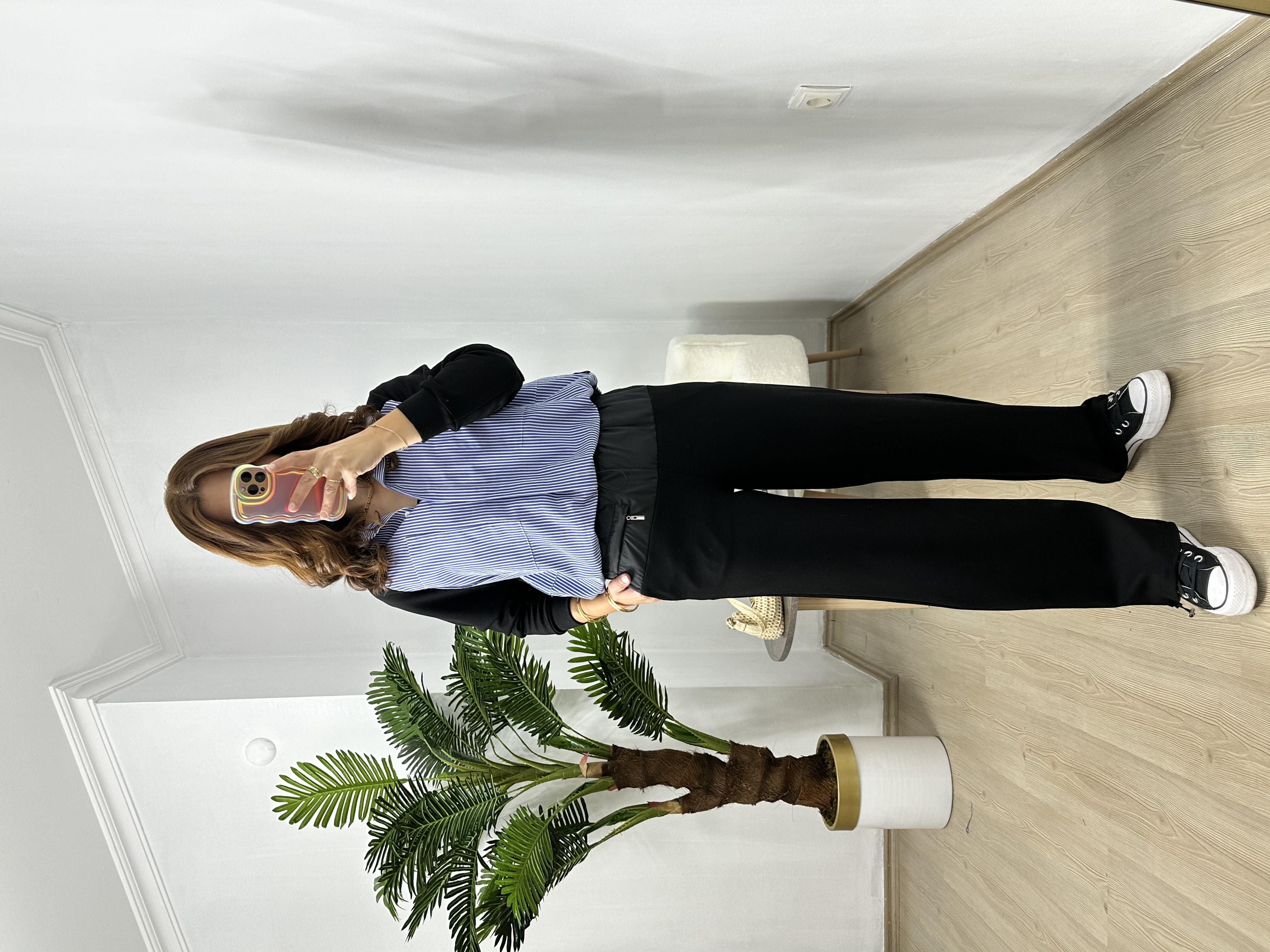 Tasarım Paraşüt Modal Kumaş Mix Pantolon