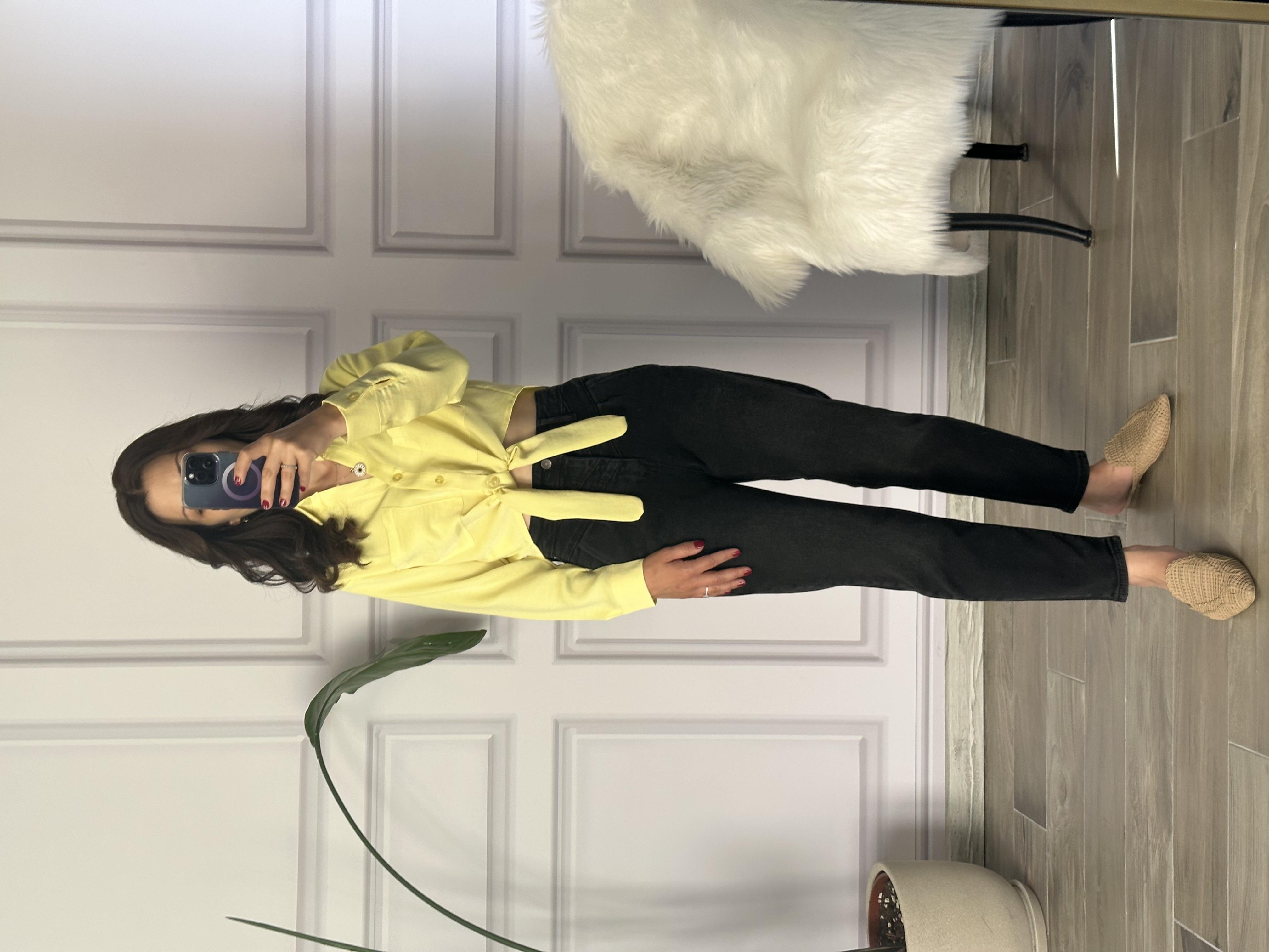 ZR Model Siyah Mom Jean