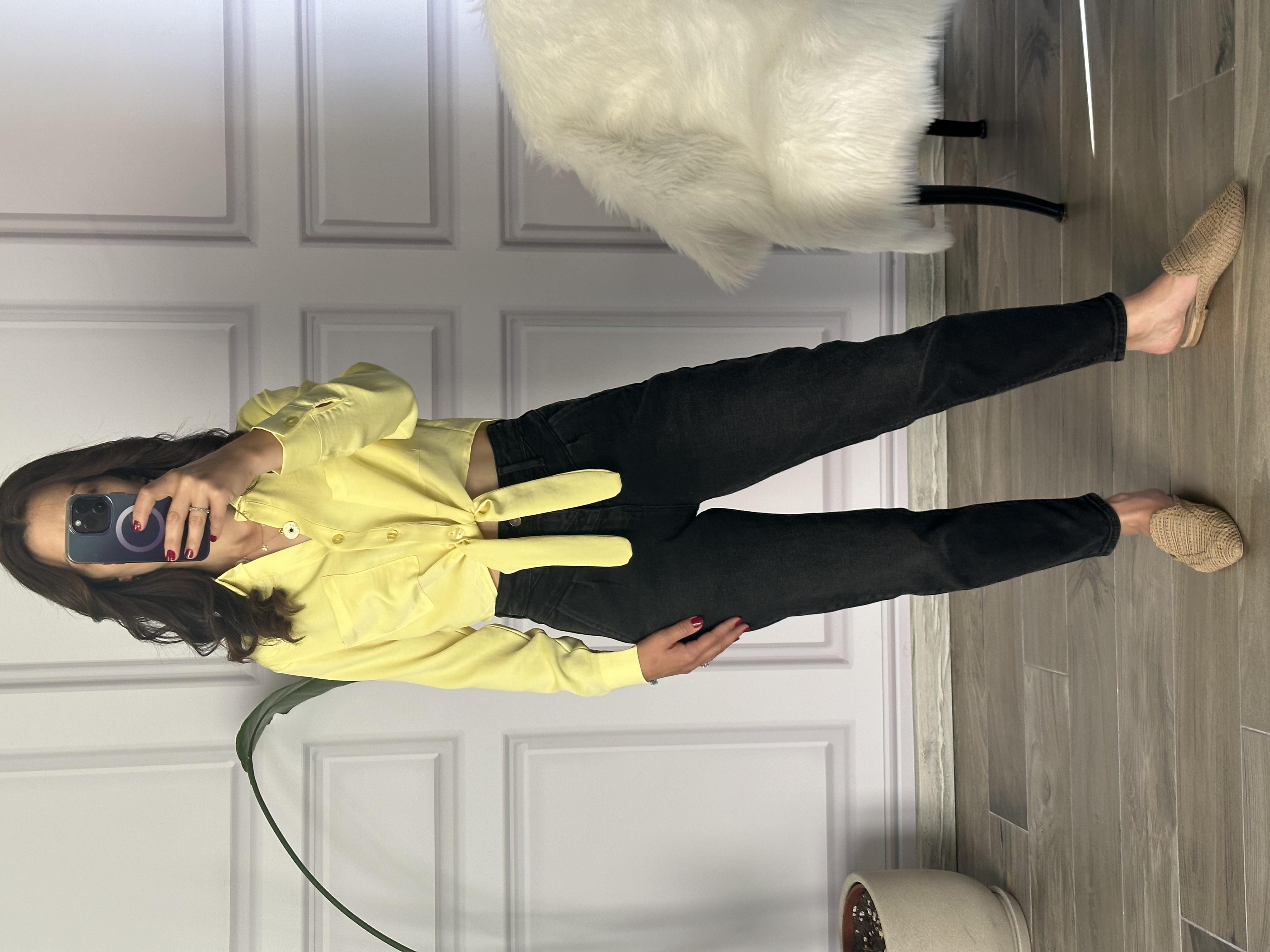 ZR Model Siyah Mom Jean