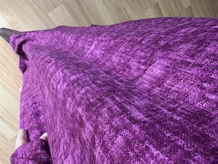 Ahu Koyu Pembe Pamuk Viskon Hare Desen Elbise