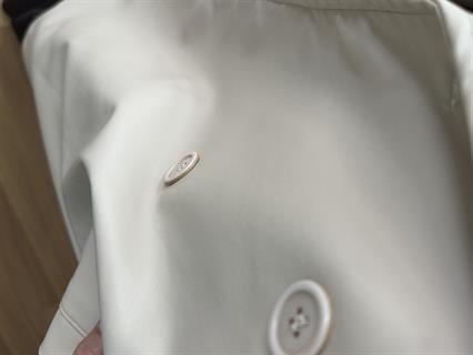 Alven Krem Lamineli Astarlı Deri Ceket