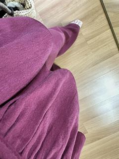Anya Bordo Büzgülü Bluz Ve Pantolon Takım