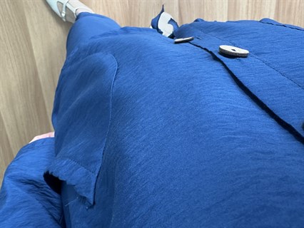 Aura İndigo Bambu Kumaş Kapüşonlu Takım 