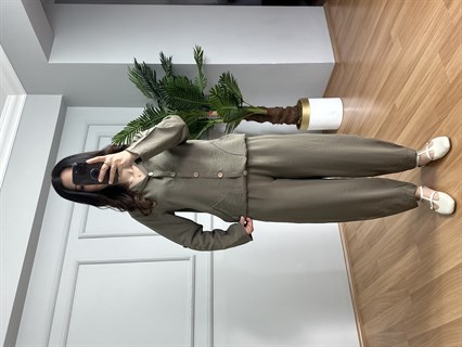 Aura Vizon Bambu Kumaş Kapüşonlu Takım 