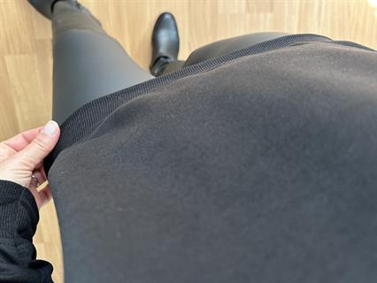 Ava Siyah 2 İplik Basic Sweatshirt