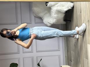 Bel Detaylı Mom Jean