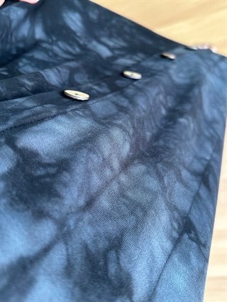 Best Füme Likralı Viskon Batik Desen Elbise