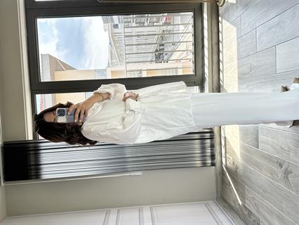 Beyaz Premium Kalite Tensel Kumaş Gömlek