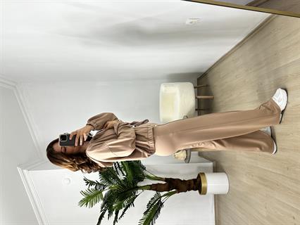 Camel Modal Çelik Fermuarlı Eşofman Takımı