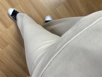 Çise Krem Pamuk Kumaş Reklam Kol Eşofman Takımı