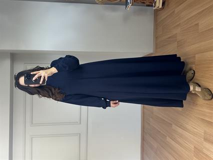 Diana Lacivert  Modal Sekiz Parça Elbise