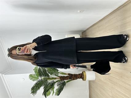 Dima Siyah Kadife Takım