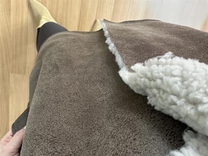 Diva Kahve İthal Nubuk Kürk Detaylı Yelek