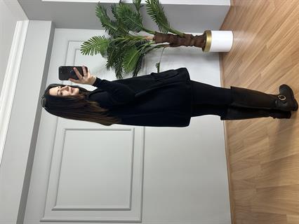 Elen Siyah Biyeli Polar Yelek