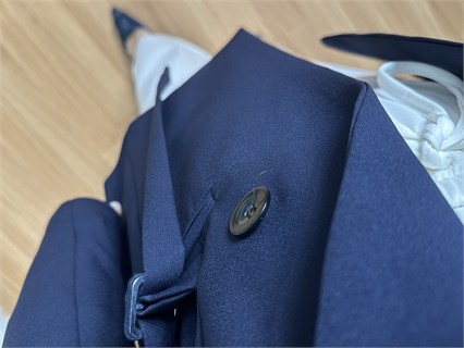 Envo Lacivert Bel Detaylı Blazer Ceket