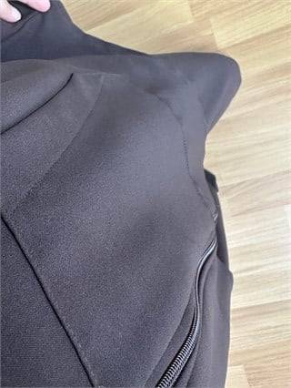 Esta Kahve Kapüşonlu Ceket Pantolon  Takım 
