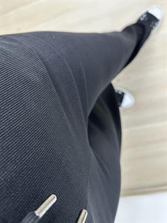 Fezza Siyah Pike Modal Kumaş Kısa Kol Eşofman Takımı