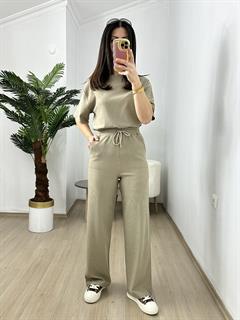 Fezza Vizon Pike Modal Kumaş Kısa Kol Eşofman Takımı