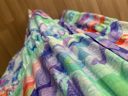 Flora Yeşil Renkli Viskon Maxi Boy Elbise