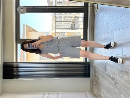 Gri Orjinal Massimo Şortlu Keten Takım