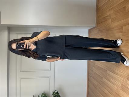 Hera Orj Marka Pike Modal Kumaş Antrasit Eşofman Takımı