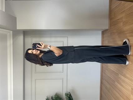 Hera Orj Marka Pike Modal Kumaş Antrasit Eşofman Takımı