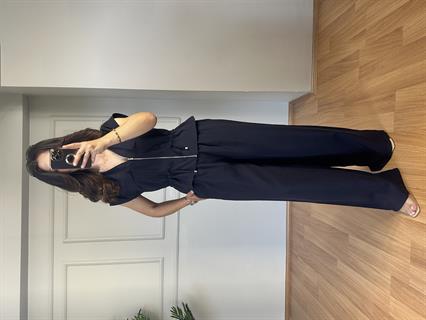 Joly Lacivert Tasarım Tensel Kumaş Takım