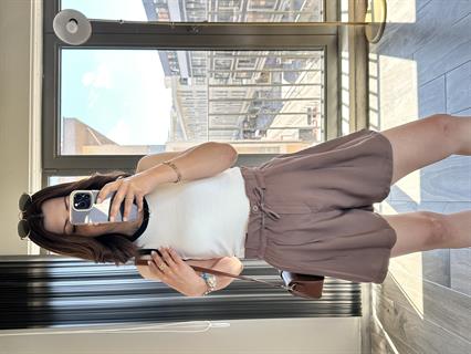 Kahve Orjinal Mssm Tensel Kumaş Şort