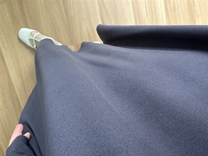 Karina Antrasit Fermuarlı Cepli Basic Elbise