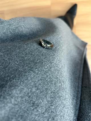 Karla Antrasit Manşetli Premium Kalite Kaşe Kaban