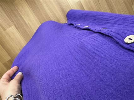 Kendra Mor Müslin Kumaş Gömlek Elbise 