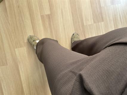 Kendy Acı Kahve Likralı Bel Çift Düğmeli Palazzo Pantolon