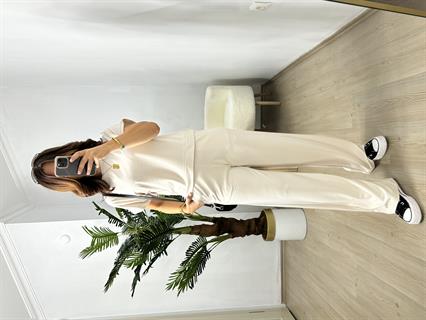 Krem Orjinal Marka Modal Eşofman Takım