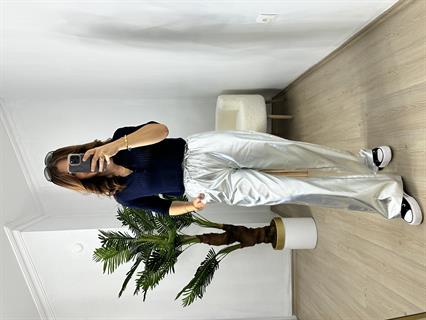 Lacivert Delikli Polo Yaka Triko