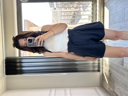 Lacivert Orjinal Massimo Tensel Kumaş Şort