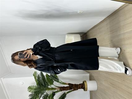 Lacivert Orjinal ZR Marka Uzun Astarlı Trençkot