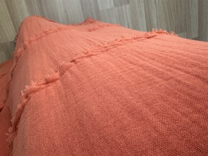 Leria Kiremit Müslin Kumaş Elbise 