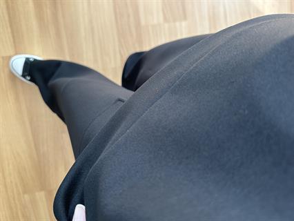 Lora Siyah Modal Kumaş Fermuarlı Eşofman takımı