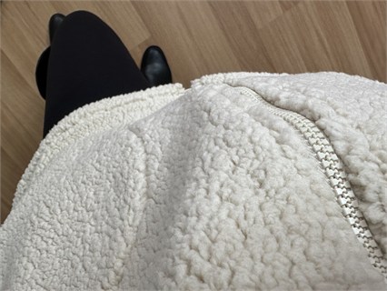 Lucia  Ekru Kuzu Fermuarlı Yelek