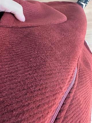 Marla Bordo Kaşmir Kapüşonlu Ceket