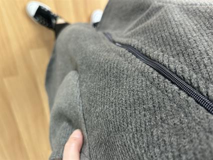 Marla Gri Kaşmir Kapüşonlu Ceket