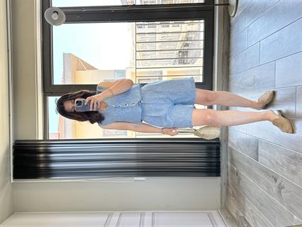 Mavi Orjinal Mssm Şortlu Keten Takım