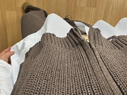 Minel Kahve Premium Kalite Tasarım Triko Takım 