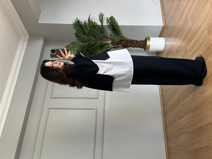 Minel Lacivert Premium Kalite Tasarım Triko Takım 