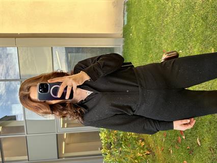 MNG Siyah Simli Gömlek Pantolon Takım