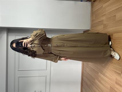 Naura Premium Kalite Paraşüt Kumaş Tasarım Elbise