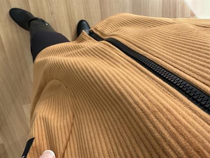 Nira Camel İthal Fitilli Kadife Ceket