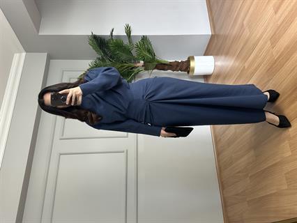 Olisa İndigo Drapeli Tensel Takım