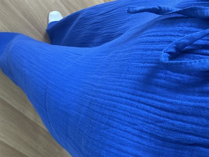Olivia Mavi Müslin Kumaş Pantolon